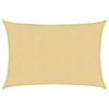 Vidaxl zonnezeil 6x4 m 100% polyester oxford zandkleurig