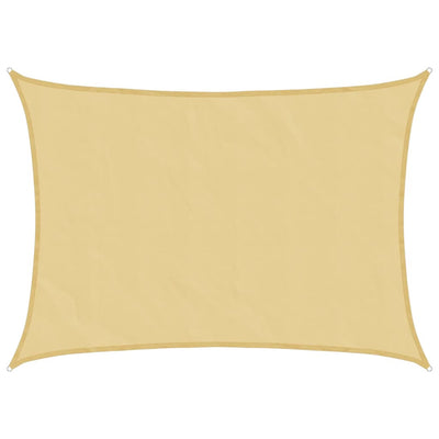 Vidaxl zonnezeil 8x6 m 100% polyester oxford zandkleurig