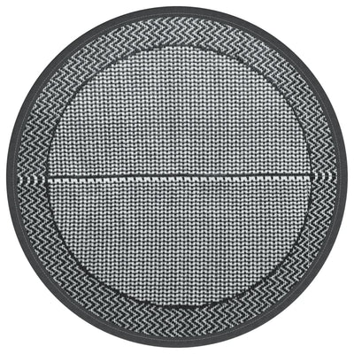 Vidaxl buitenkleed arakil ø120 cm pp grijs