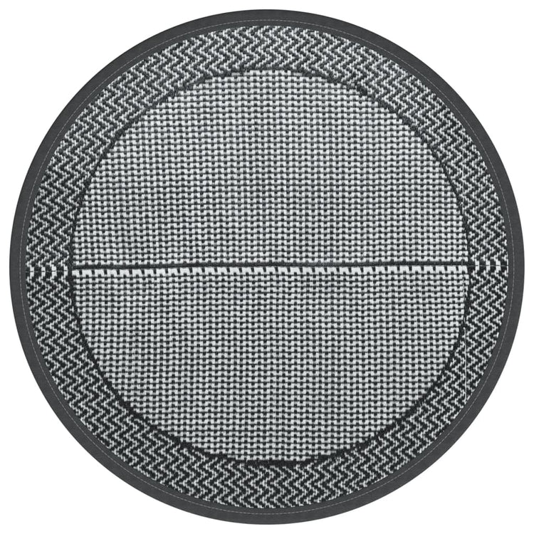 Vidaxl buitenkleed arakil ø120 cm pp grijs
