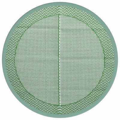 Vidaxl buitenkleed arakil ø120 cm polypropeen groen