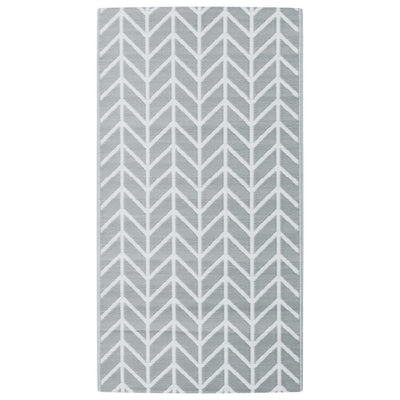 Vidaxl buitenkleed arakil 80x150 cm pp grijs