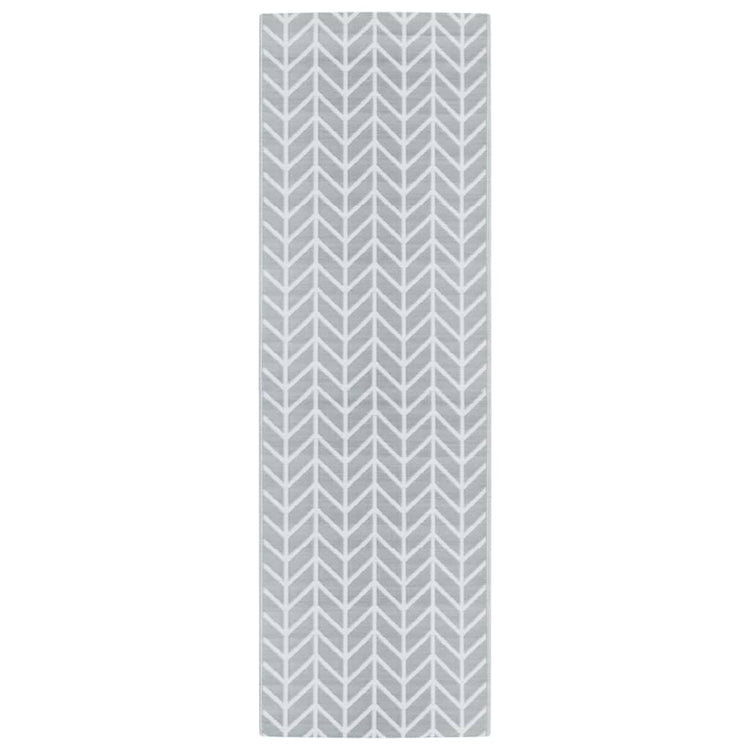 Vidaxl buitenkleed arakil 80x250 cm pp grijs