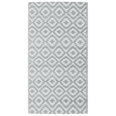 Vidaxl buitenkleed arakil 80x150 cm pp grijs