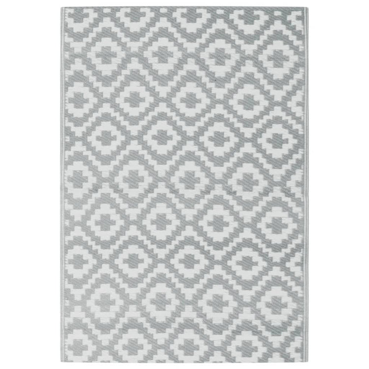 Vidaxl buitenkleed arakil 160x230 cm pp grijs