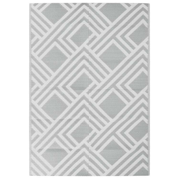 Vidaxl buitenkleed arakil 160x230 cm pp grijs