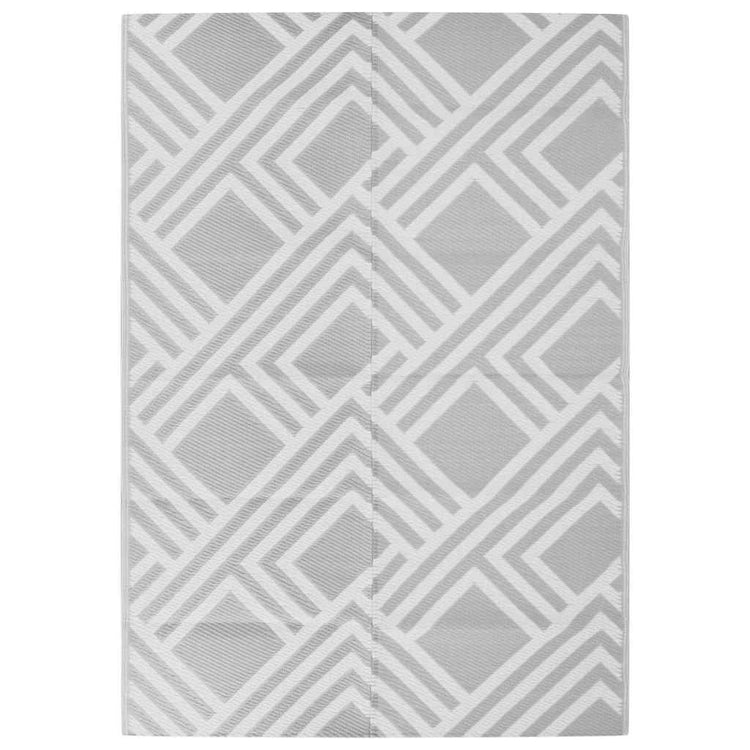 Vidaxl buitenkleed arakil 140x200 cm pp grijs