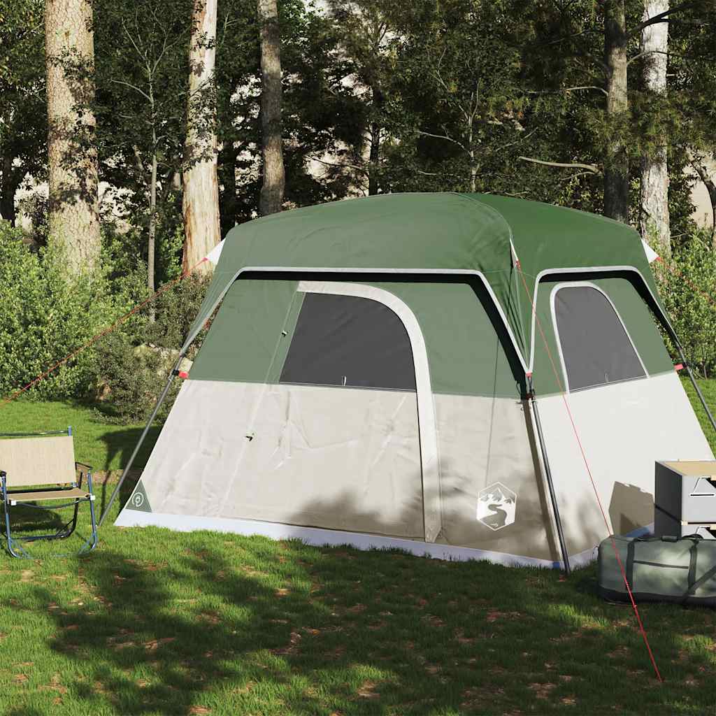 Vidaxl tent 4-persoons waterdicht groen