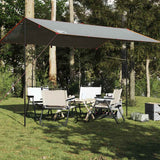 Vidaxl kampeerluifel waterdicht 400x294 cm grijs en oranje - afbeelding 3