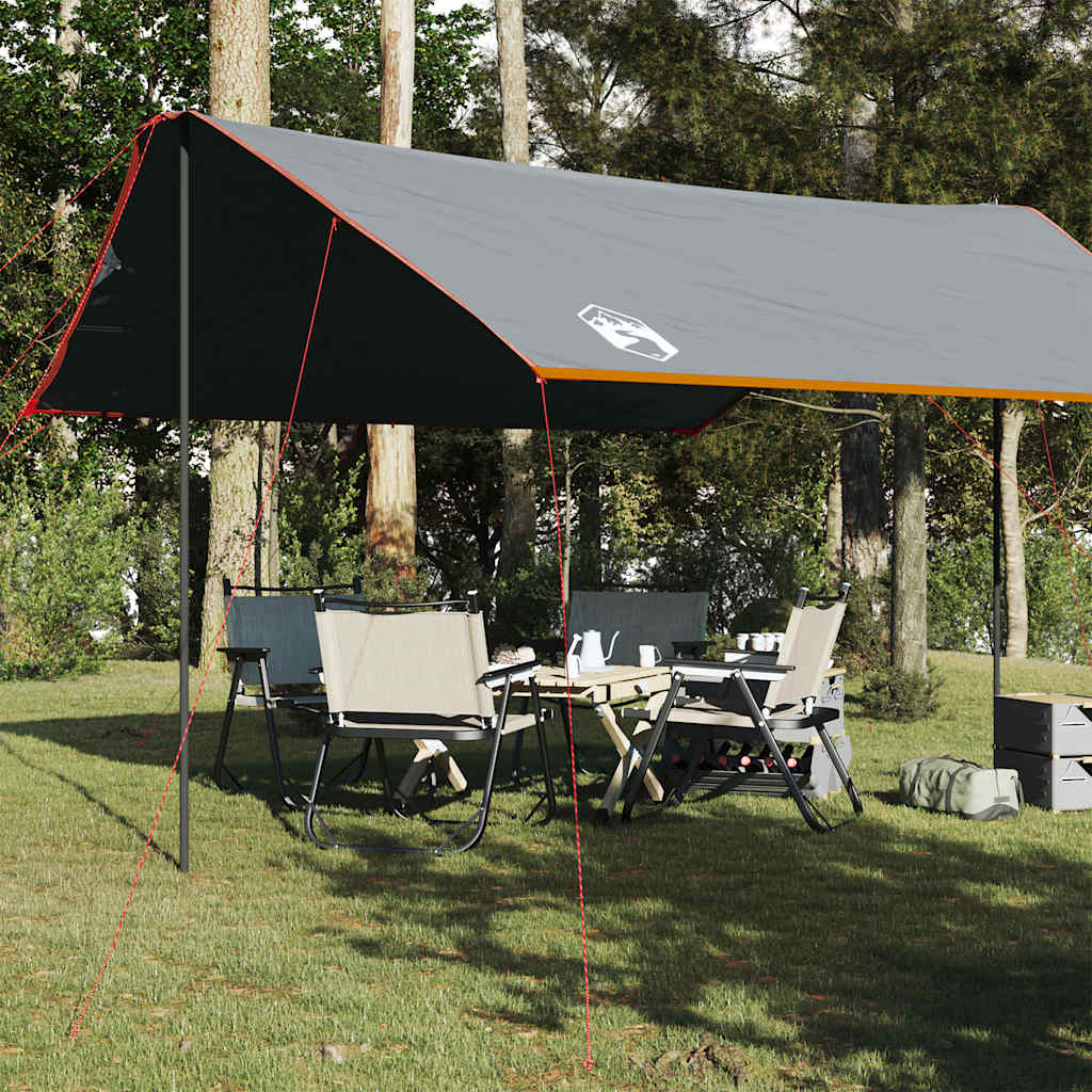 Vidaxl kampeerluifel waterdicht 460x305x210 cm oranje