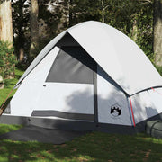 Vidaxl koepeltent 4-persoons waterdicht verduisterend stof wit - afbeelding 1