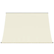 Vidaxl luifel uittrekbaar 200x150 cm stof en staal crèmekleurig - afbeelding 3