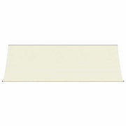 Vidaxl luifel uittrekbaar 400x150 cm stof en staal crèmekleurig - afbeelding 3