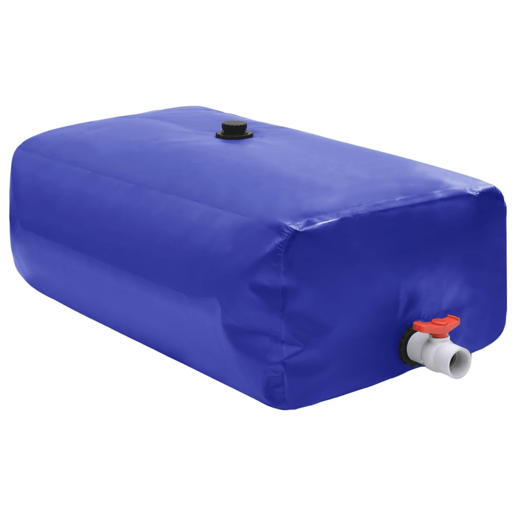 Vidaxl watertank met kraan opvouwbaar 500 l pvc