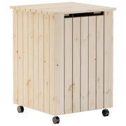 Vidaxl wasmand met wielen rana 45x45x64 cm massief grenenhout - afbeelding 2