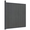 Vidaxl schuttingpaneel 173x186 cm hkc grijs