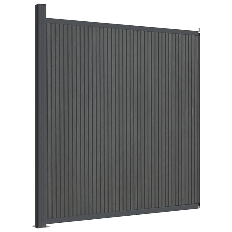Vidaxl schuttingpaneel 173x186 cm hkc grijs