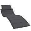 Vidaxl ligbedkussen 186x58x4 cm stof gemêleerd antracietkleurig