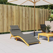 Vidaxl ligbedkussen 186x58x4 cm stof gemêleerd donkergrijs - afbeelding 3