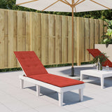 Vidaxl terrasstoelkussen (75+105) x 50 x 4 cm stof gemêleerd rood - afbeelding 3
