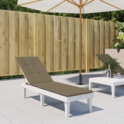 Vidaxl terrasstoelkussen (75+105) x 50 x 4 cm stof gemêleerd taupe - afbeelding 3