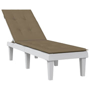 Vidaxl terrasstoelkussen (75+105) x 50 x 4 cm stof gemêleerd taupe - afbeelding 1