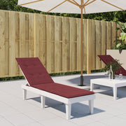 Vidaxl terrasstoelkussen (75+105) x 50 x 4 cm stof gemêleerd wijnrood - afbeelding 3