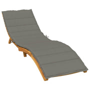 Vidaxl ligbedkussen 200x50x4 cm stof gemêleerd donkergrijs - afbeelding 1