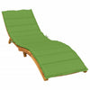 Vidaxl ligbedkussen 200x60x4 cm stof gemêleerd groen