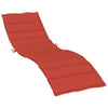 Vidaxl ligbedkussen 200x70x4 cm stof gemêleerd rood
