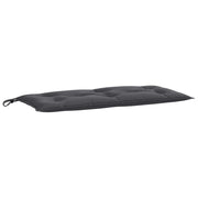 Vidaxl tuinbankkussen 100x50x7 cm stof gemêleerd antracietkleurig - afbeelding 2