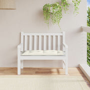 Vidaxl tuinbankkussen 100x50x7 cm stof gemêleerd crèmekleurig - afbeelding 3
