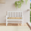 Vidaxl tuinbankkussen 100x50x7 cm stof gemêleerd beige