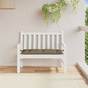 Vidaxl tuinbankkussen 100x50x7 cm stof gemêleerd taupe - afbeelding 3