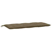 Vidaxl tuinbankkussen 120x50x7 cm stof gemêleerd taupe - afbeelding 2