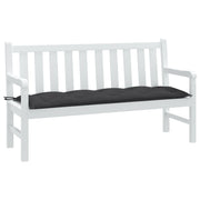 Vidaxl tuinbankkussen 150x50x7 cm stof gemêleerd antracietkleurig - afbeelding 1