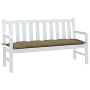 Vidaxl tuinbankkussen 150x50x7 cm stof gemêleerd taupe - afbeelding 1