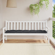 Vidaxl tuinbankkussen 180x50x7 cm stof gemêleerd antracietkleurig - afbeelding 3