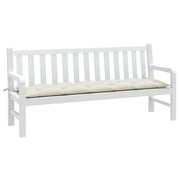 Vidaxl tuinbankkussen 180x50x7 cm stof gemêleerd crèmekleurig - afbeelding 1