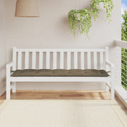 Vidaxl tuinbankkussen 180x50x7 cm stof gemêleerd taupe - afbeelding 3