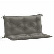 Vidaxl tuinbankkussens 2 st 100x50x7 cm stof gemêleerd donkergrijs - afbeelding 2