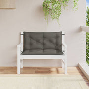 Vidaxl tuinbankkussens 2 st 100x50x7 cm stof gemêleerd donkergrijs - afbeelding 3
