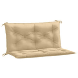 Vidaxl tuinbankkussens 2 st 100x50x7 cm stof gemêleerd beige - afbeelding 2
