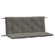 Vidaxl tuinbankkussens 2 st 120x50x7 cm stof gemêleerd donkergrijs - afbeelding 2