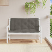 Vidaxl tuinbankkussens 2 st 120x50x7 cm stof gemêleerd donkergrijs - afbeelding 3