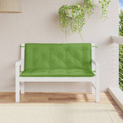 Vidaxl tuinbankkussens 2 st 120x50x7 cm stof gemêleerd groen - afbeelding 3