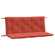 Vidaxl tuinbankkussens 2 st 120x50x7 cm stof gemêleerd rood - afbeelding 2