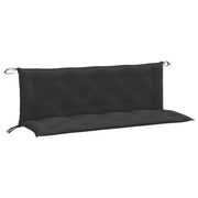 Vidaxl tuinbankkussens 2 st 150x50x7 cm stof gemêleerd antracietkleur - afbeelding 2