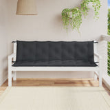 Vidaxl tuinbankkussens 2 st 180x50x7 cm stof gemêleerd antracietkleur - afbeelding 3