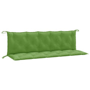 Vidaxl tuinbankkussens 2 st 180x50x7 cm stof gemêleerd groen - afbeelding 2